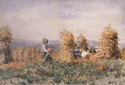 Winslow Homer Pumpkin Patch (mk44) oil painting reproduction